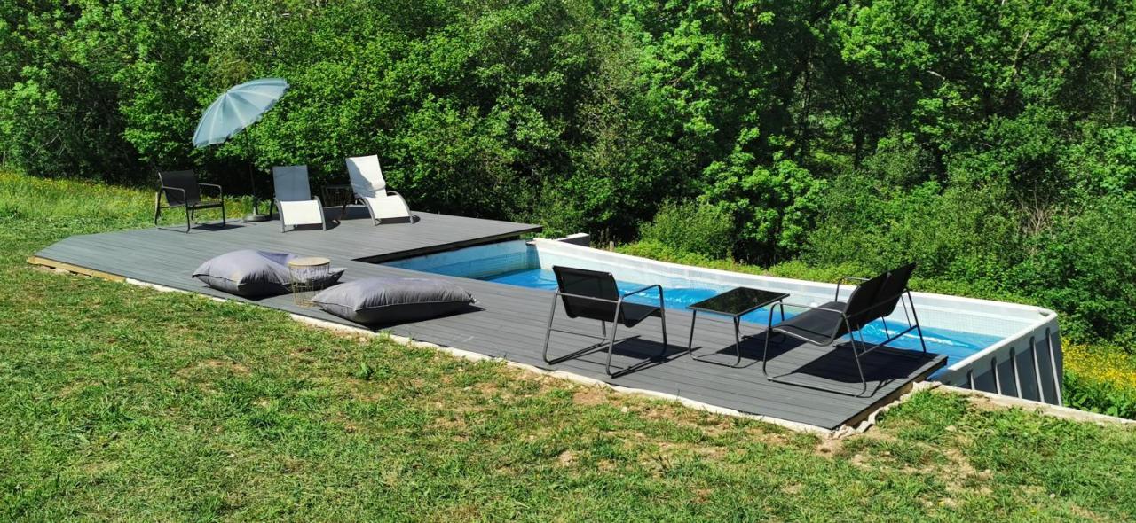 Domaine Lvd Avec Spa, Bois Et Riviere Privee La Bloutiere Exterior foto